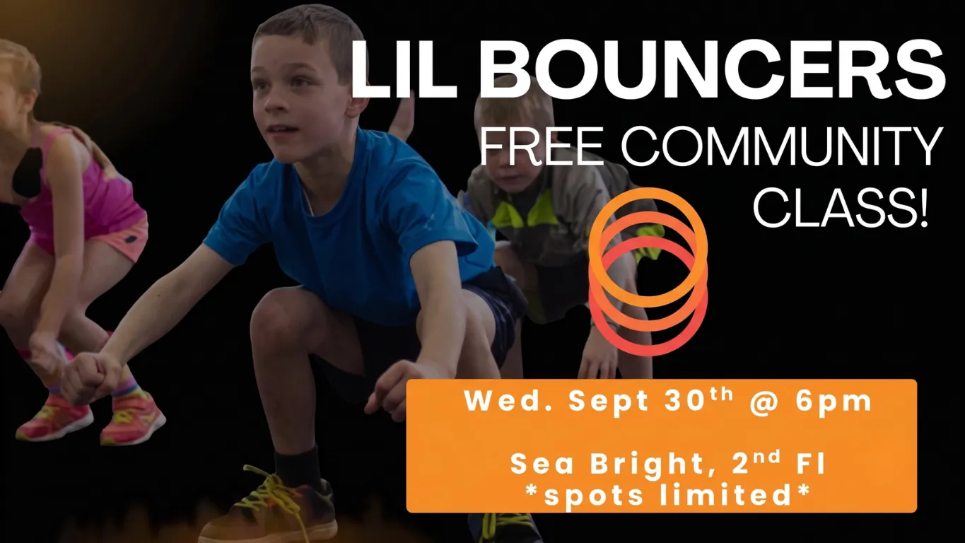 Kids Jumping Lil Bouncers free community class