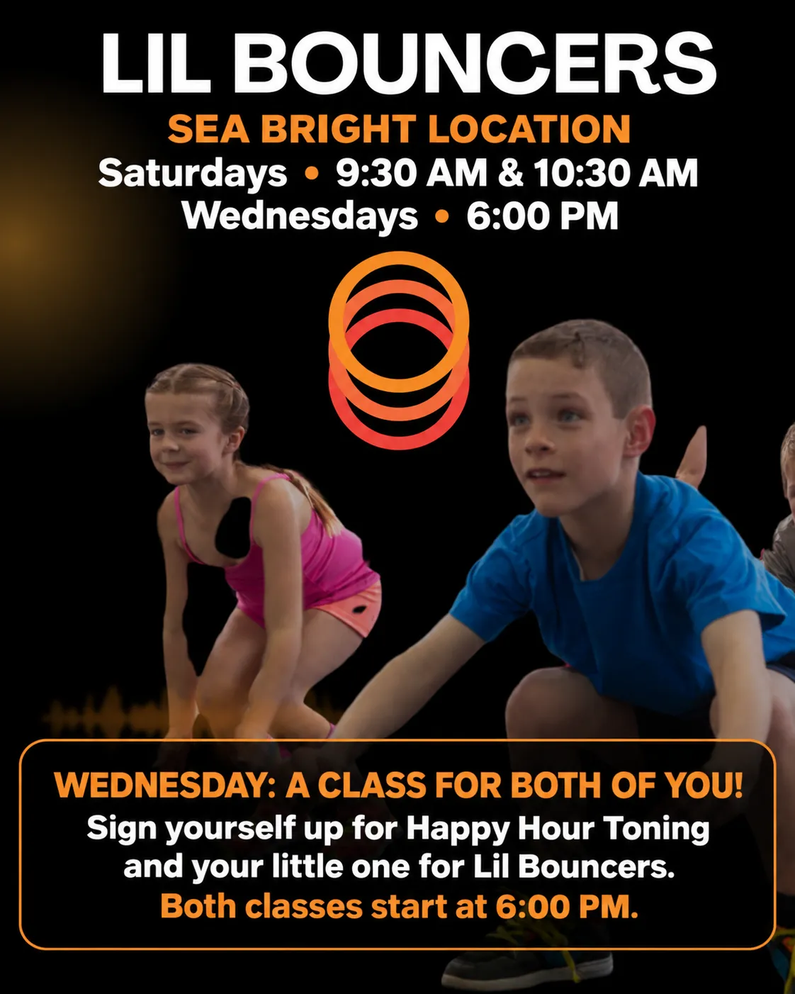 Lil Bouncers Class Schedule